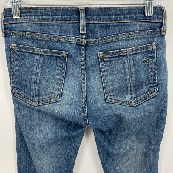 RAG & BONE Distressed Skinny Jeans Size 25 - Picture 5 of 8